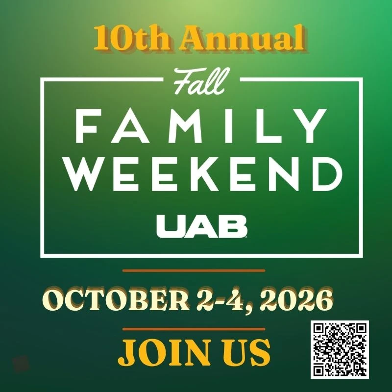 Promotional poster for a family weekend event, inviting participation.