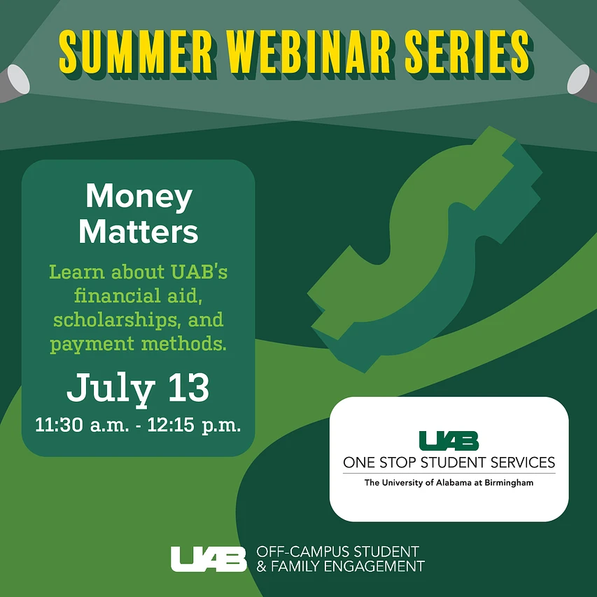Cover image for 2022 SWS: Financial Aid & One Stop -Money Matters