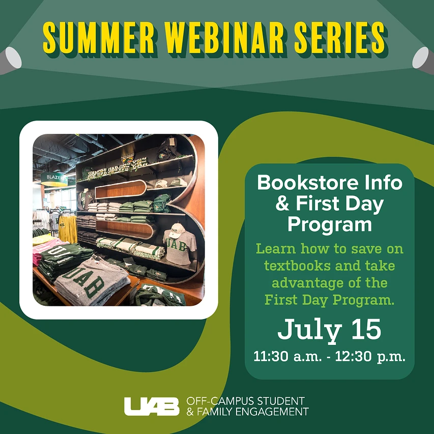 Cover image for 2022 Summer Webinar -UAB Bookstore