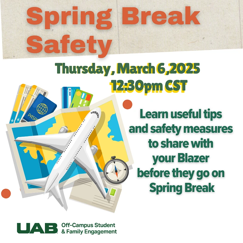 Cover image for Spring Break Safety 2025