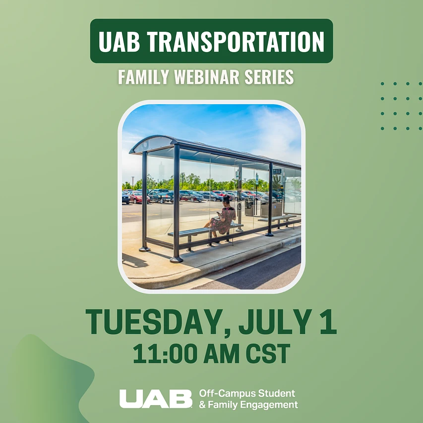Cover image for 2025 SWS:UAB Transportation: Getting to, from, and around UAB