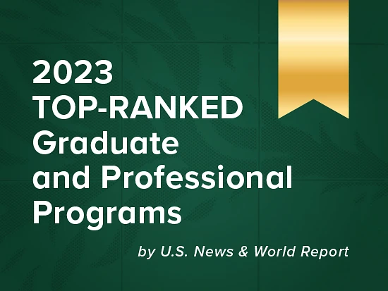 UAB top ranked graduate and professional programs graphic