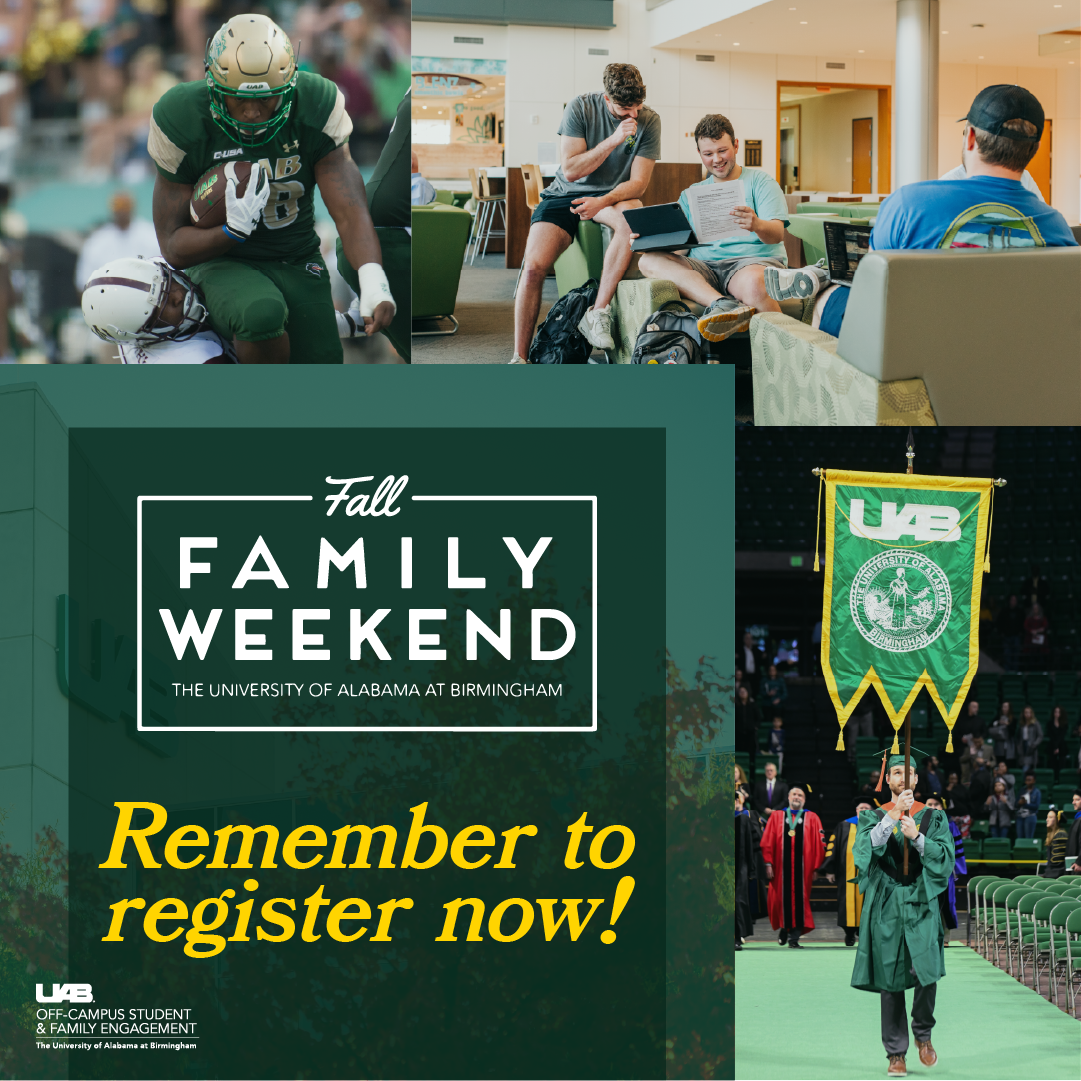 Fall Family Weekend, a highlight of the UAB | The UAB Family Hub