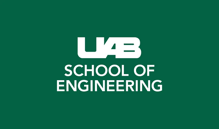 The image features the logo of UAB School of Engineering on a green background.